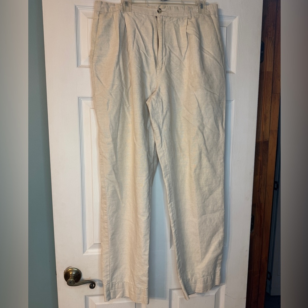 MENS Charter Club linen trousers